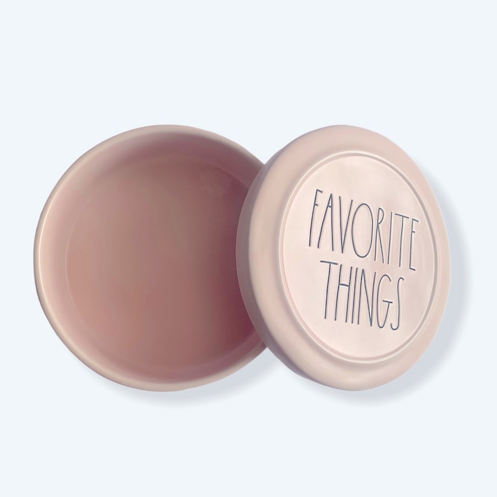 Rae Dunn FAVORITE THINGS Jewelry/Trinket Box